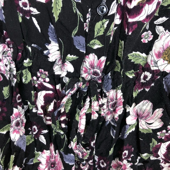 Magazine Floral Button Down Sz XS - Picture 4 of 10